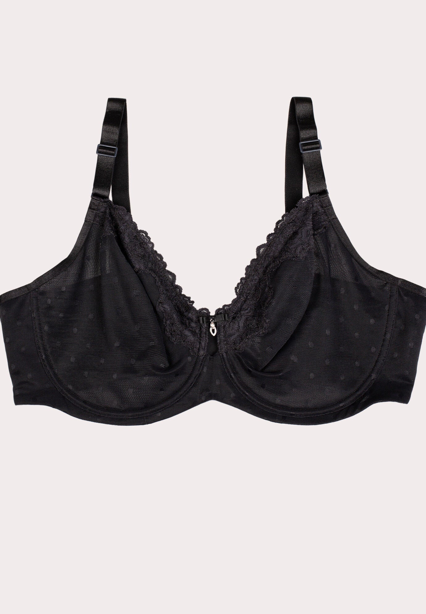Sheer Whisper Full Coverage Unlined Underwire Bra, ONYX, alternate image number 3