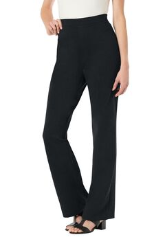 Bootcut Ponte Stretch Knit Pant