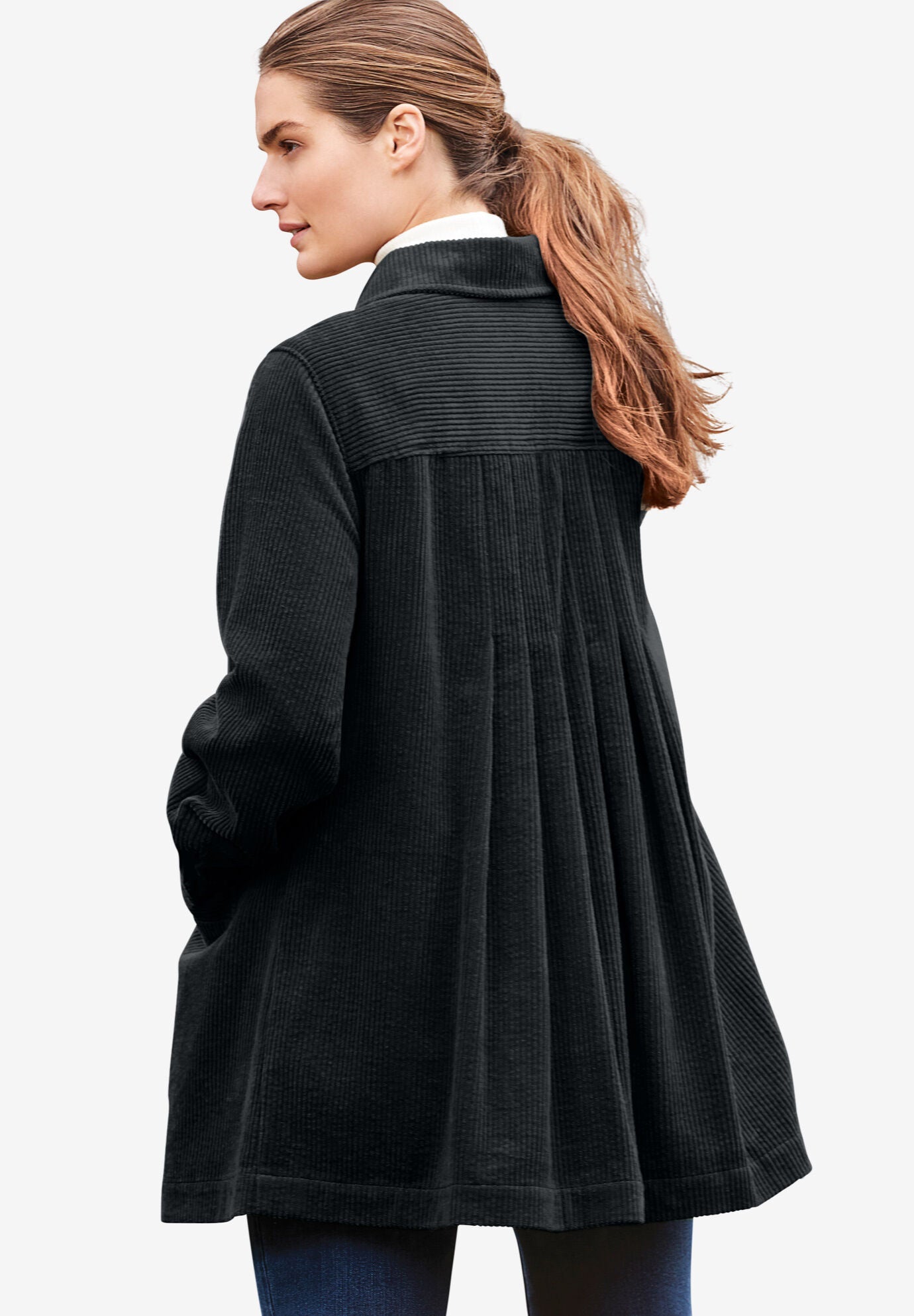 Corduroy swing coat clearance
