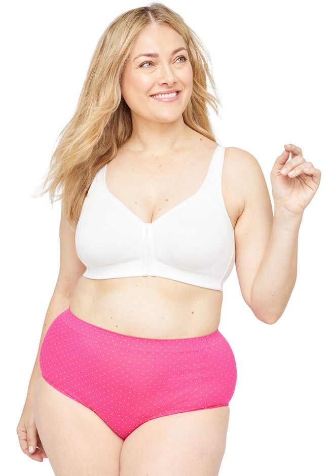 Seamless Full Brief Panty, NEW DOT BEETROOT PIN, hi-res image number null