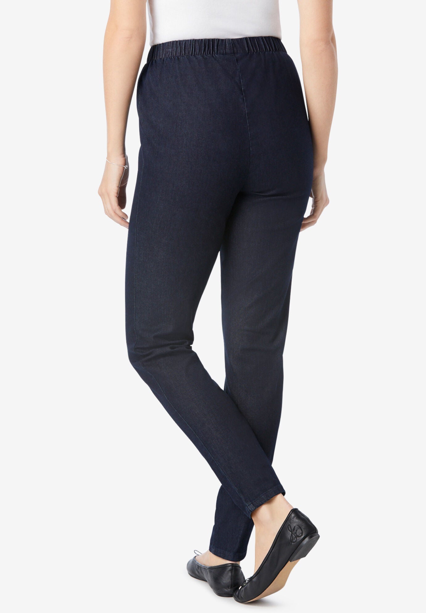 Woman within jeggings store