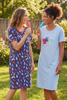 Plus Size Blue Pajamas