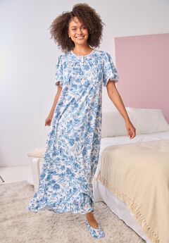 Plus Size Sleeveless Cotton Nightgowns