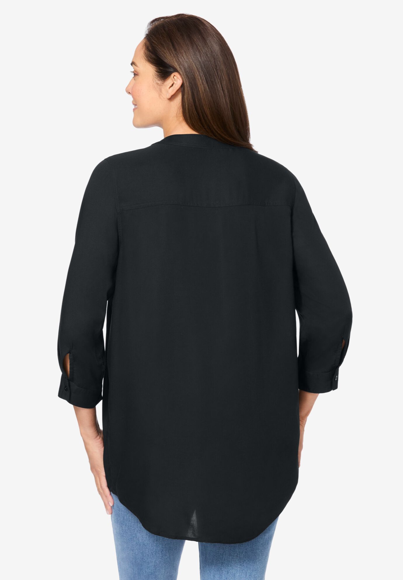 Woman within plus size top