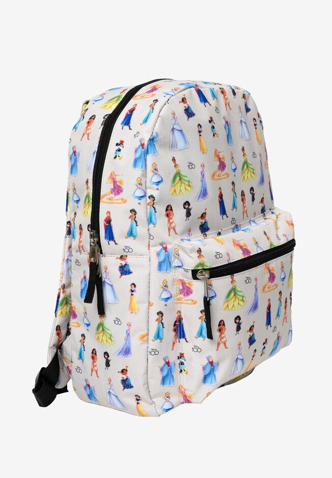 Disney 100 Years Celebration Characters All-Over Print 16 inches Deluxe Nylon Backpack, , alternate image number 4