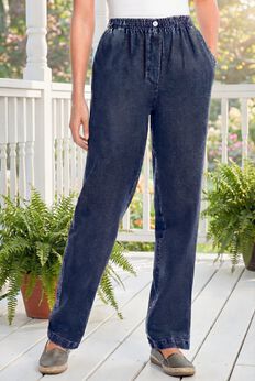 Plus Size Tall Straight Leg Jeans