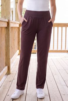 All-Day No-Roll Straight-Leg Knit Pant