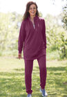 2-piece fleece sweatshirt set, , alternate image number null