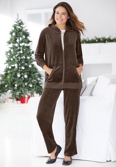 2-Piece Velour Hoodie Set