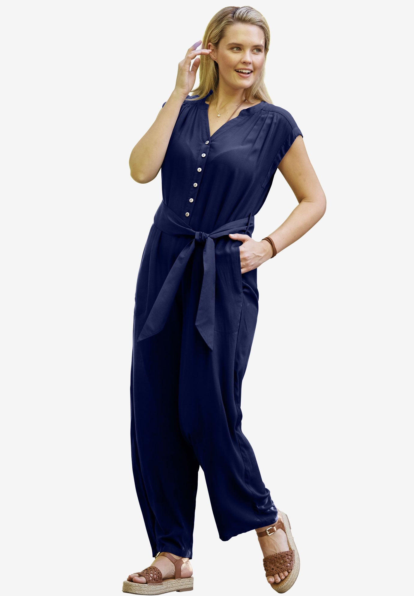 woman within dress pants