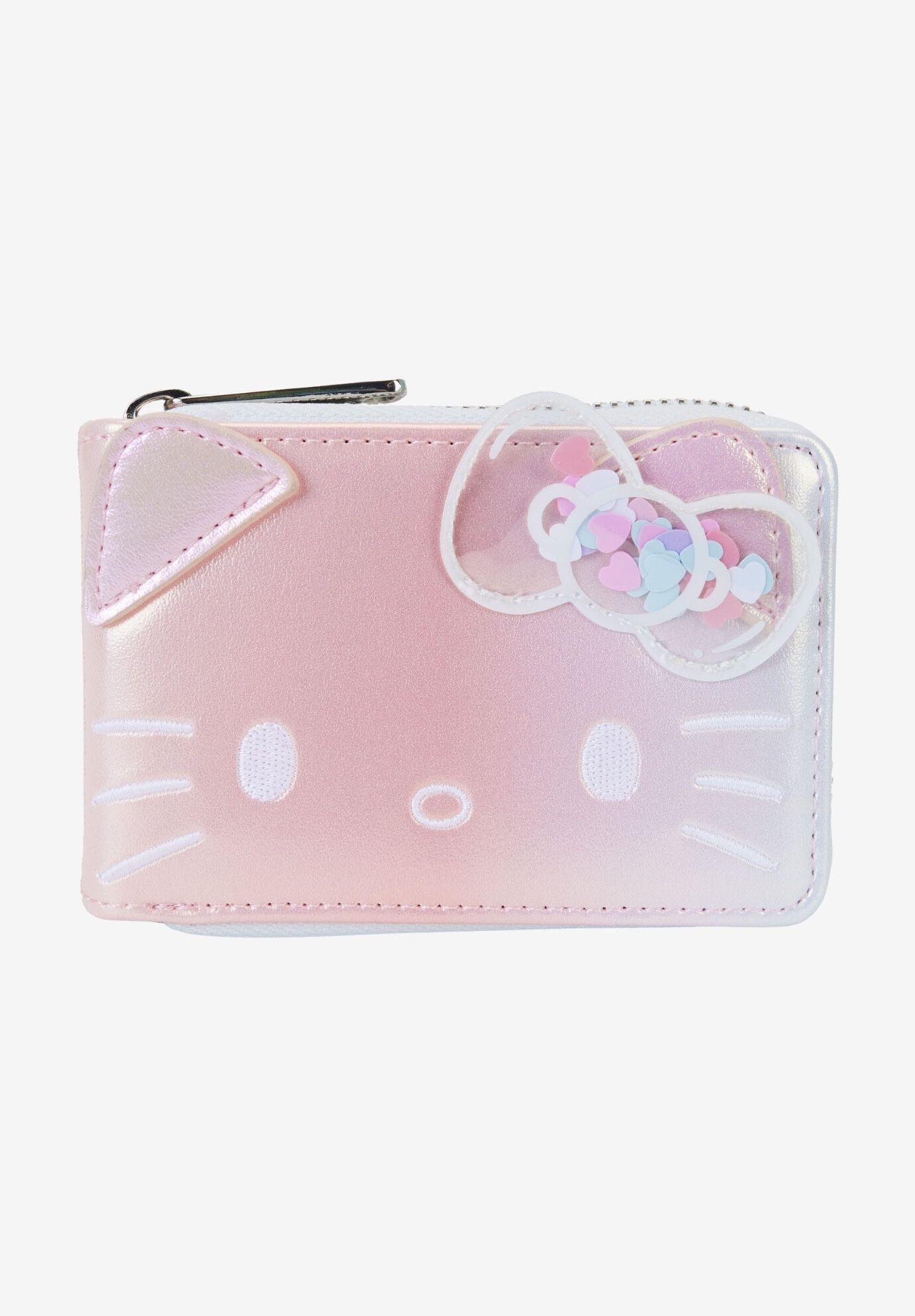 Loungefly X Sanrio Hello Kitty Zip Accordion Wallet Clear Cute Woman Within