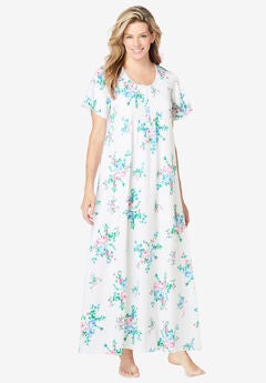 Plus Size White Nightgowns