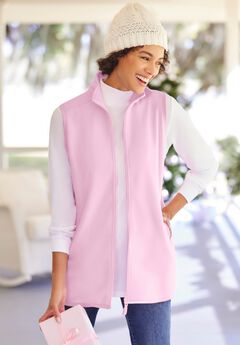 Zip-Front Microfleece Vest