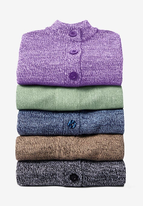 Marled Sweater Jacket, , alternate image number null
