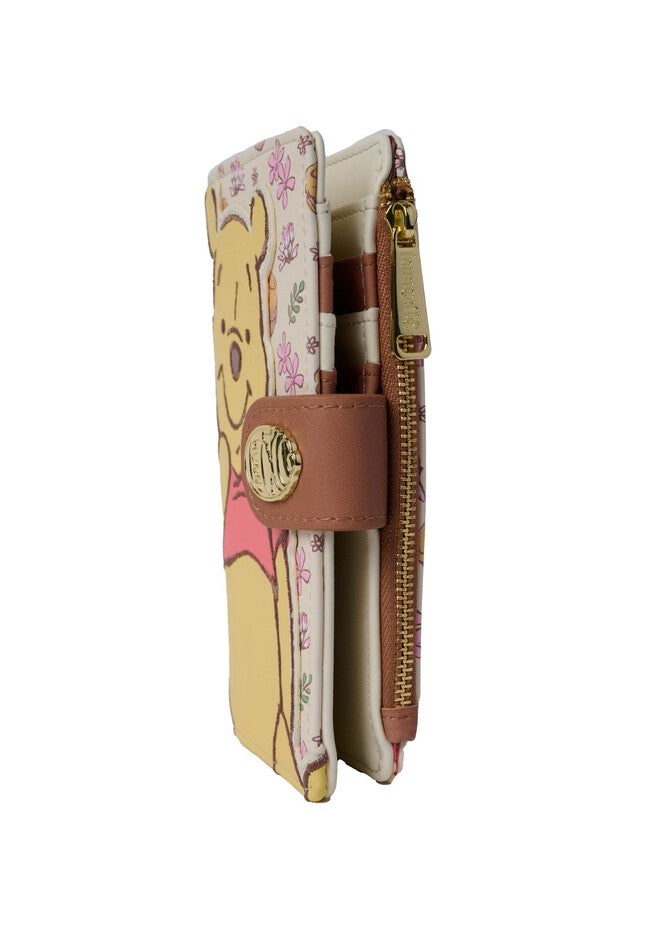 Loungefly x Disney Winnie the Pooh Snap Flap Wallet, BEIGE, alternate image number 2