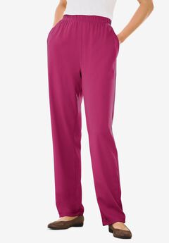 Plus Size Cotton Pants With Pockets