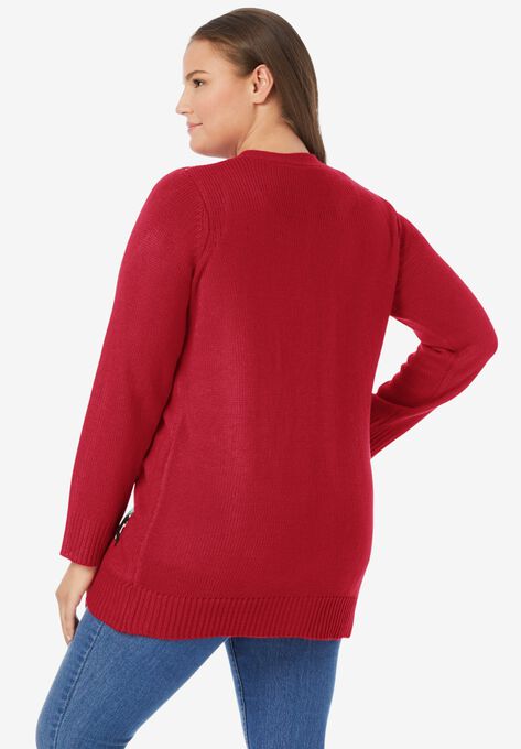 Bloodstained property assist Holiday Cardigan | Woman Within