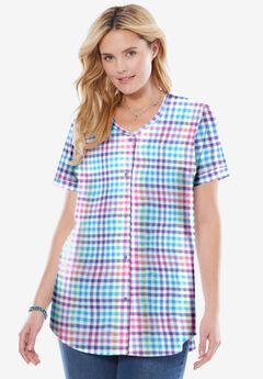 Seersucker Baseball Shirt