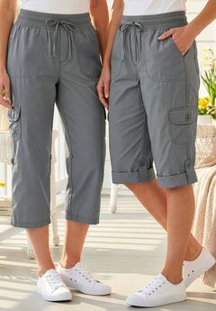 Plus Size Cotton Bermuda Shorts