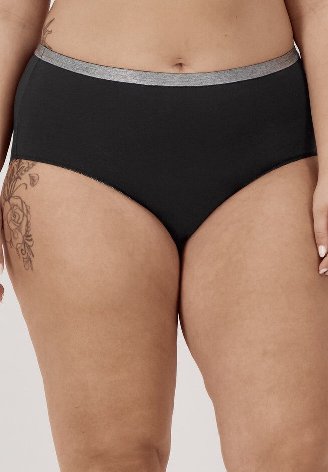 Women'S Stretch Cotton Brief Underwear, 5-Pack, , on-hover image number 1