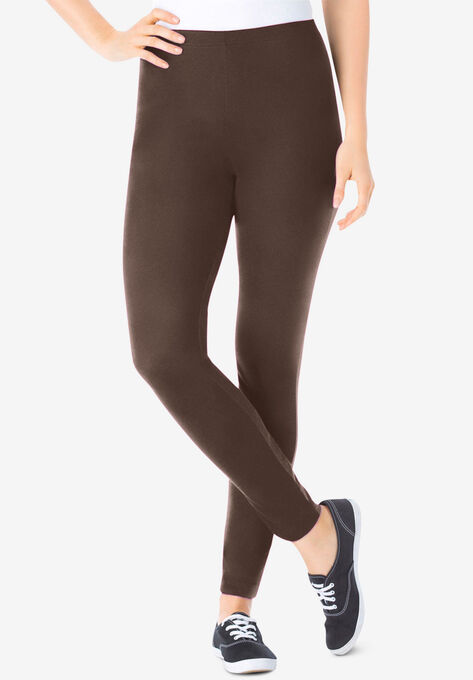 Stretch Cotton Legging | Woman Within