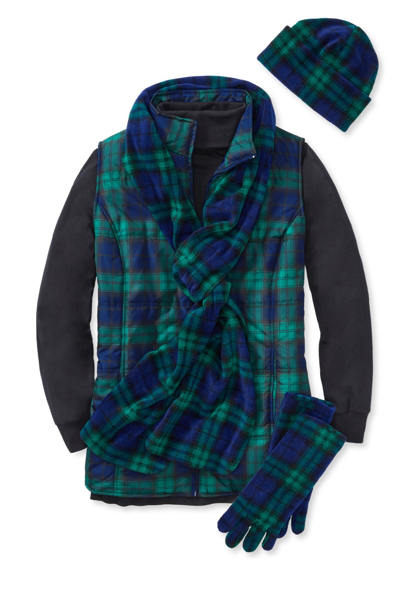 Quilted Vest, , on-hover image number 1