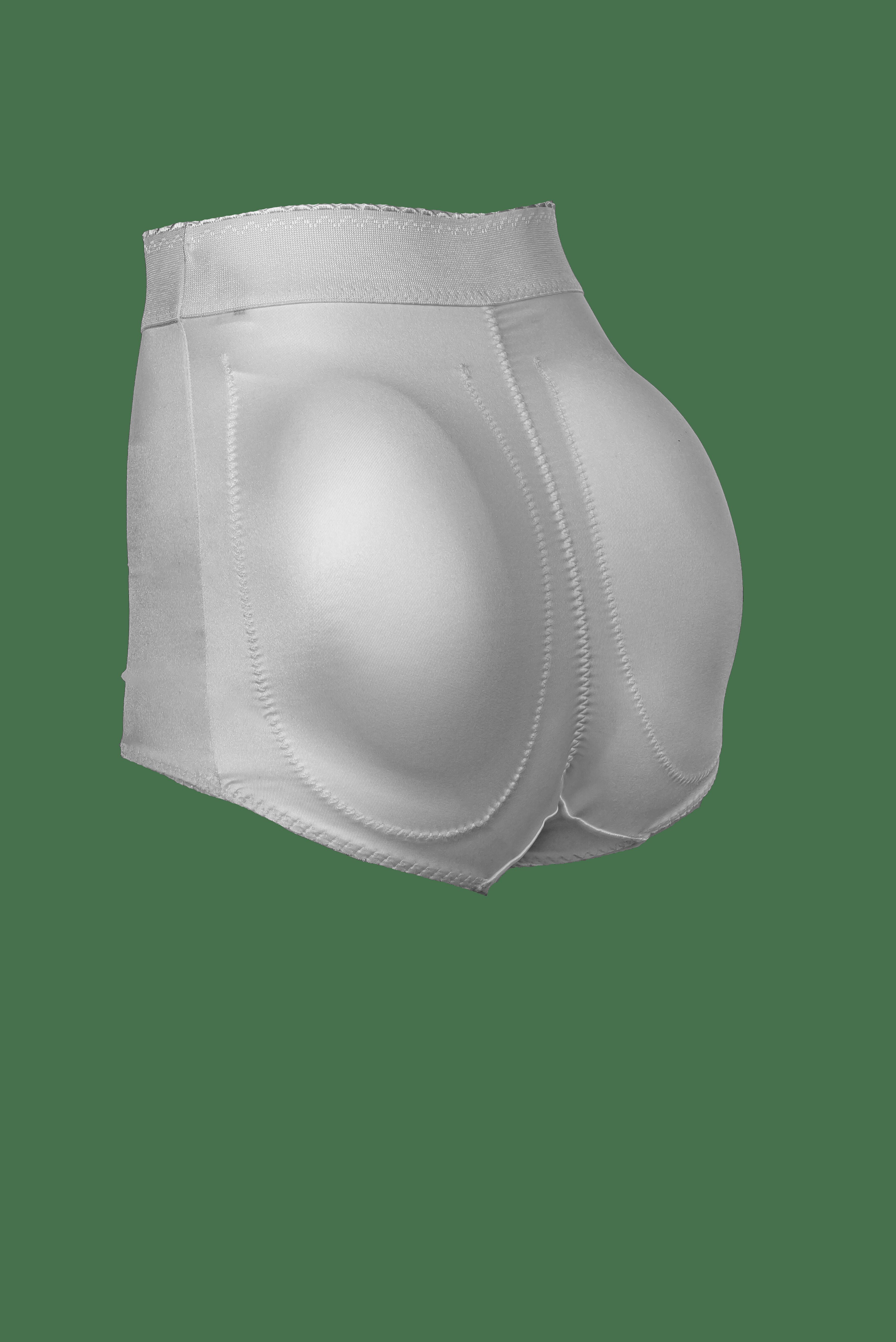 High Waist Padded Panty Light Control, WHITE, on-hover image number 1