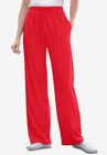 Sport Knit Straight Leg Pant, VIVID RED, hi-res image number null