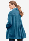 Pleat-Back Corduroy Jacket, ATLANTIC BLUE, hi-res image number null