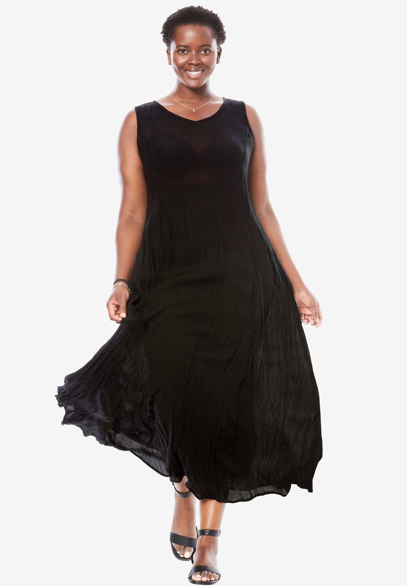 plus size black dresses woman within plus size black dress