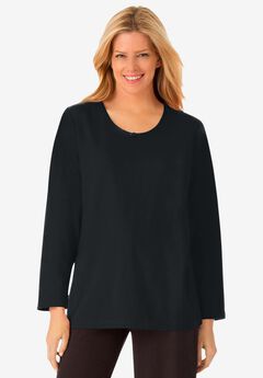 Satin Trim Sleep Tee