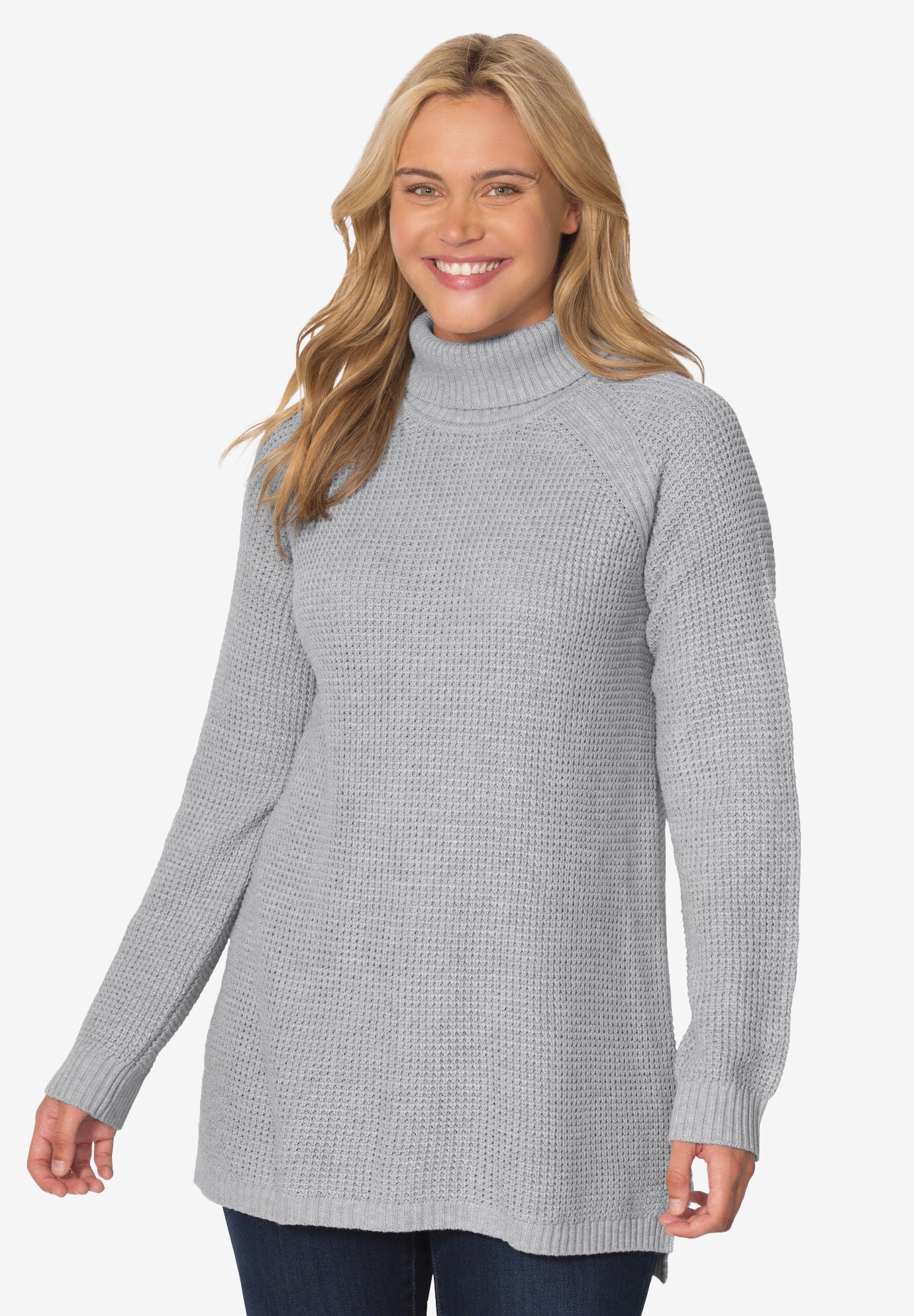 Woman within turtleneck discount
