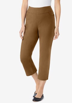 Flex-Fit Pull-On Denim Capri