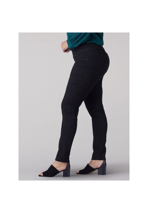 Slim Fit Sculpting Skinny Pull On Jean, , alternate image number null