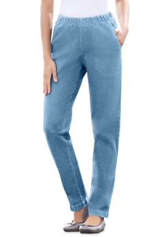 Straight Leg Fineline Denim Jean