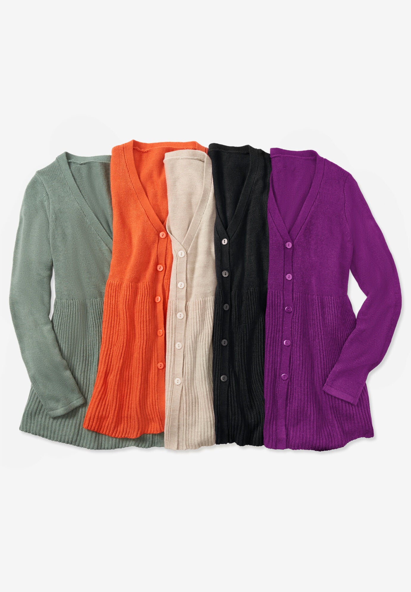 Babydoll Cardigan Sweater