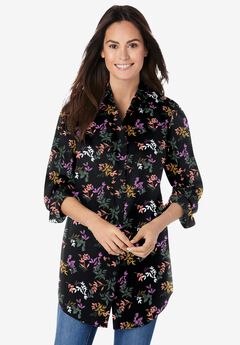 Plus Size Black Shirts