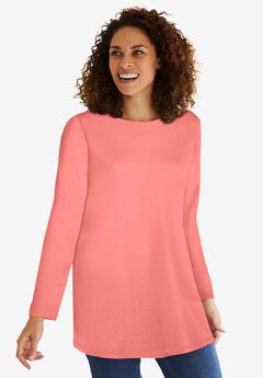 Perfect Long-Sleeve Crewneck Tunic