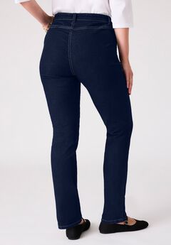 Stretch Straight-Leg Clean Jeans
