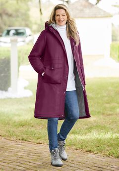 Longer Length Microfiber Parka