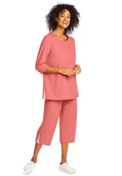 2-Piece Striped French Terry Set