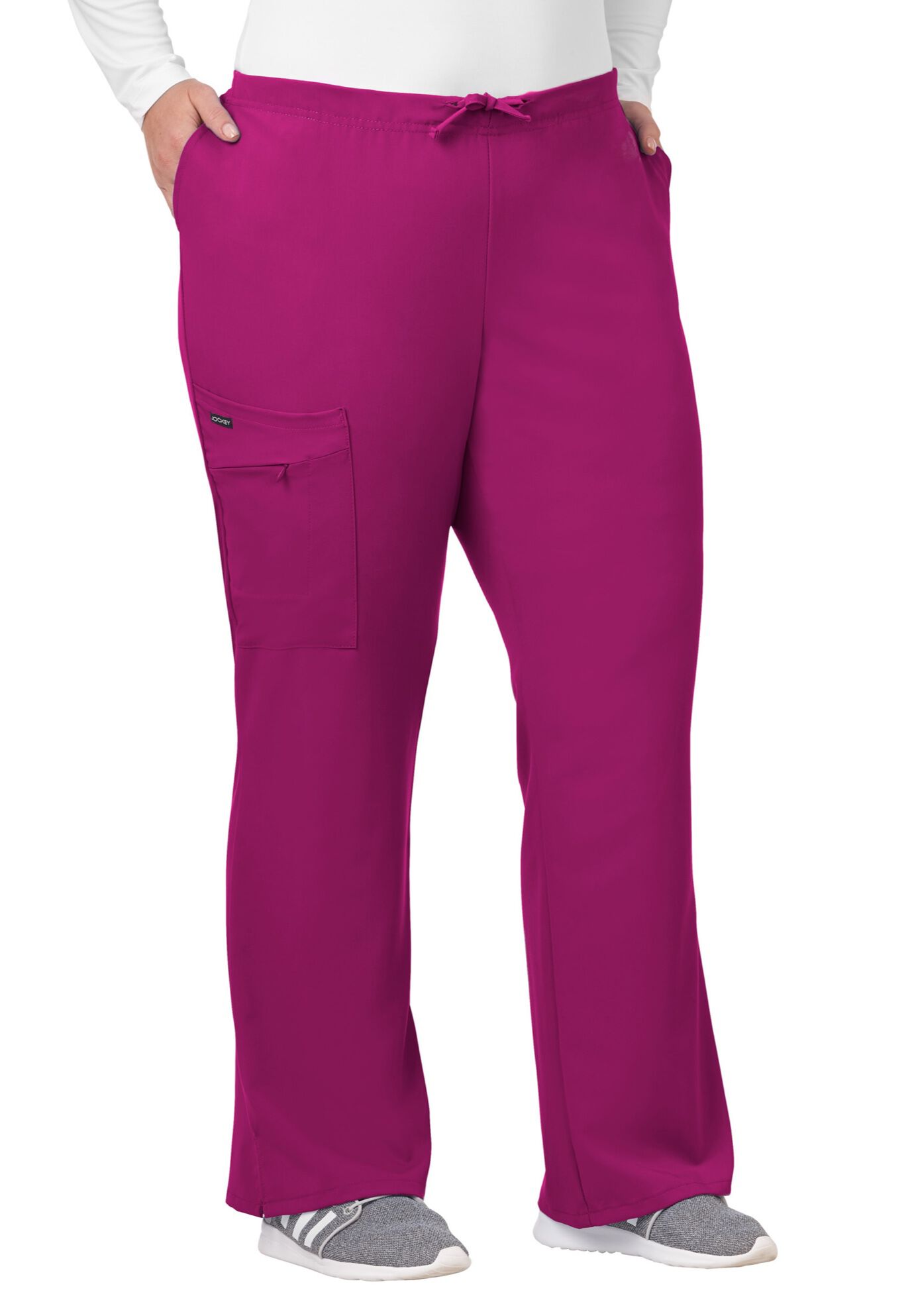 Jockey Scrubs Women's Favorite Fit Pant, PLUM BERRY, hi-res image number 0