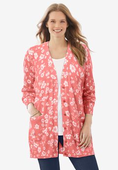 Perfect Longer-Length Cotton Cardigan