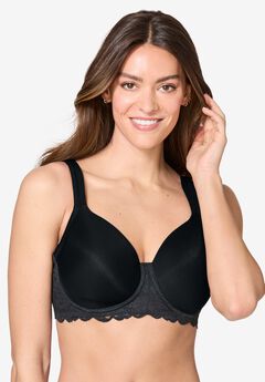Leading Lady® The Zoey Lace Band Molded Wire Free T-Shirt Bra