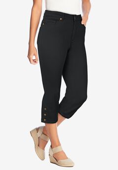 Comfort Stretch Denim Capri