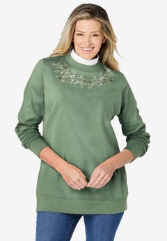 Layered-Look Sweatshirt