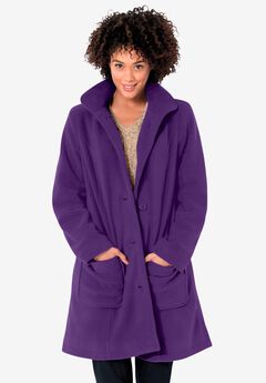 Plus Size Purple Coats