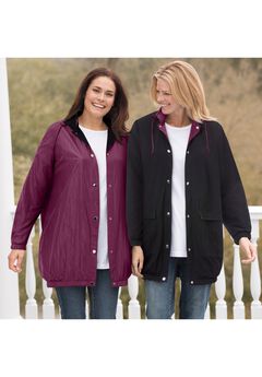 Fleece Nylon Reversible Jacket