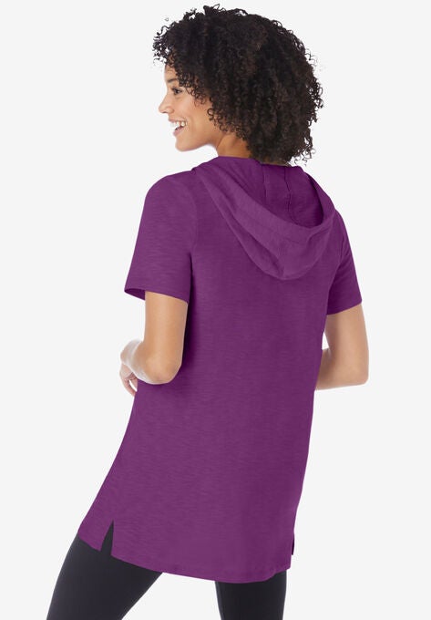 Pullover Tunic Hoodie | Woman Within
