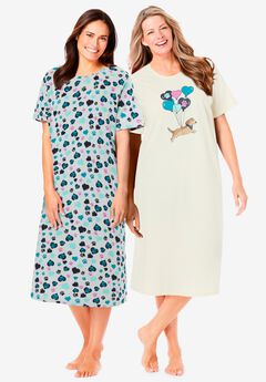 2-Pack Long Sleepshirts